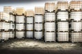 Containers for chemical products