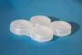 Containers for contact lenses Royalty Free Stock Photo