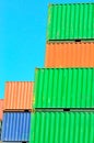 Containers, port Royalty Free Stock Photo