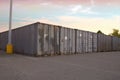 shipping containers storage industrial merchandise transportation