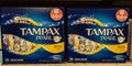 Containers of Tampax