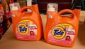 Containers of Tide Detergent