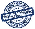contains probiotics blue stamp