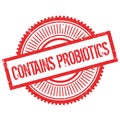 Contains probiotics stamp