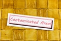 Contaminated area environment contamination pollution hazard disaster protection