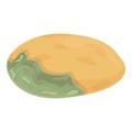 Contaminated potato icon cartoon vector. Food bacteria