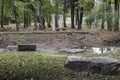 Contemplation pond in Ozark Mountains of Arkansas Royalty Free Stock Photo