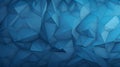 Contemplative Blue Polygonal Background With Organic Formations Royalty Free Stock Photo