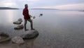 Contemplative Man in Nature