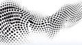 Abstract Black White Dotted Wave Pattern Background Good Resolution Stock Photo Royalty Free Stock Photo