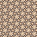 Contemporary abstract pattern with various geometric shapes in natural earthy tones Royalty Free Stock Photo