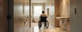 Universal Accessible Bathroom Design with Wheelchair-Friendly Features and Inclusive Architecture Royalty Free Stock Photo
