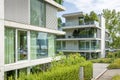 Contemporary apartment building in Zurich Royalty Free Stock Photo