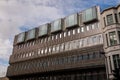 Modern architecture: glass-and-steel distinctive building, Lille, France