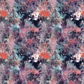 trendy fashion print, seamless pattern, otherwordly stylized background