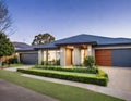 A contemporary Australian home or residential building front Royalty Free Stock Photo