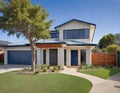 A contemporary Australian home or residential building front Royalty Free Stock Photo