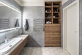 Stylish bathroom in modern style