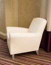 Contemporary beige comfortable armchair. Furniture