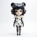 Contemporary Candy-coated Vinyl Toy With Bear Ears - Evelyn