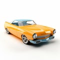 Contemporary Chicano Retro Car 2d And 3d Vector Illustration