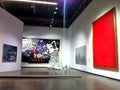 Contemporary Chinese art exhibition in Moscow.