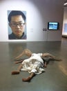 Contemporary Chinese art exhibition in Moscow.