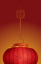 Contemporary Chinese lantern background design