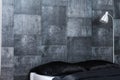 Contemporary concrete wallpaper design