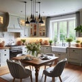 Contemporary Cottage Kitchen Cottage charm blended mpo