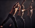 Contemporary Dance Theatre at the scene Royalty Free Stock Photo