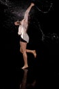 Contemporary dancer water Royalty Free Stock Photo