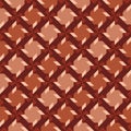 Contemporary decorative seamless pattern with different geometrical shapes of brown shades Royalty Free Stock Photo