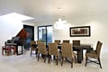 Contemporary dining room in modern mansion