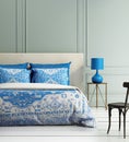 Contemporary elegant luxury atmospheric bedroom te