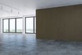 Contemporary Empty Office Room without People 3D Rendering