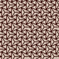 Contemporary geometric pattern. Repeated triangles, lines. Modern geo background. Linear seamless surface design