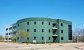 Contemporary Green Convex Business Building