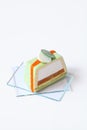 Contemporary Green Tea Mousse Cake