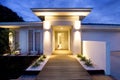 Contemporary home front entrance Royalty Free Stock Photo