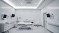 Modern Hospital Room Design Optimizing Patient Care Through Functional and Ergonomic Solutions for Enhanced Comfort and Royalty Free Stock Photo