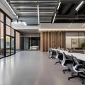 A contemporary innovation center fostering collaborative workspaces2