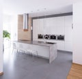 Contemporary kitchen interior Royalty Free Stock Photo