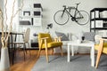 Contemporary living room for hipster Royalty Free Stock Photo