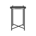 contemporary metal table cartoon vector illustration