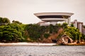 Contemporary Museum of Art in the city of Niteroi Royalty Free Stock Photo