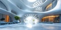 Contemporary Office - Neural Links in Business Technology