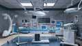 Contemporary operating room with equipment