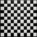 Contemporary Quilts Playful Composition Of Black And White Vinyl Checkered Tile