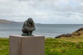 A contemporary sculpture of Frida by Hans Paulie Olsen, Thorshavn, Faroe Islands, Denmark